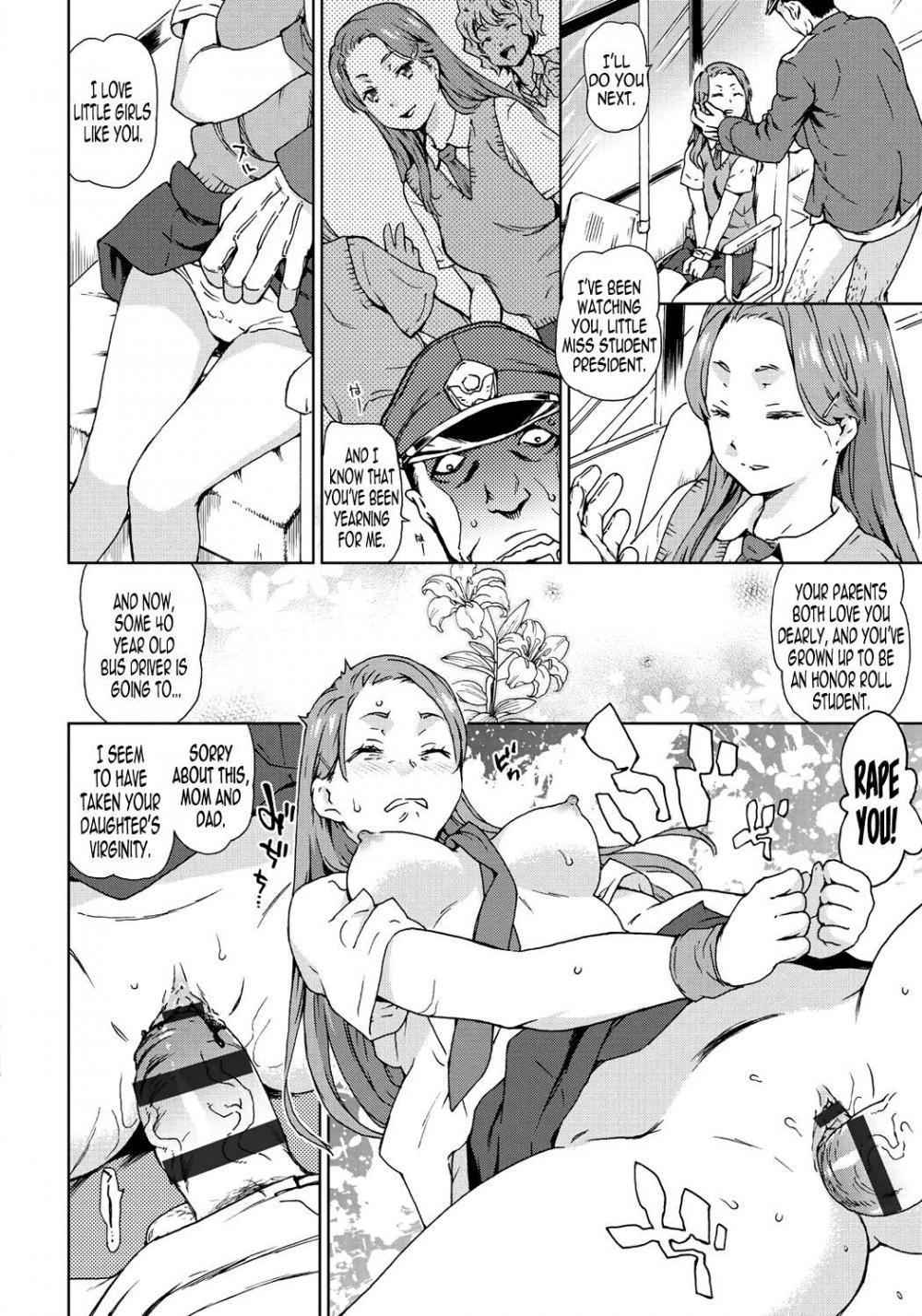 Hentai Manga Comic-Mass R*pe of Sleeping Middle Schoolers! The R*pe Bus-Read-2